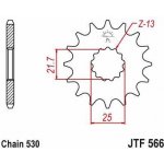 JT Sprockets JTF566-15RB – Zboží Mobilmania