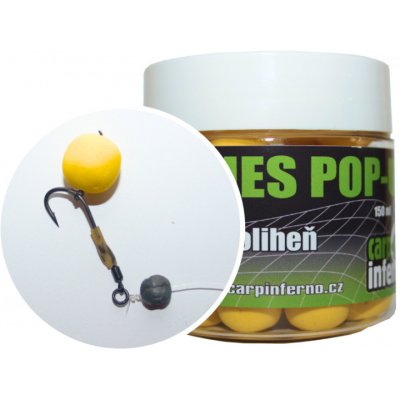 Carp Inferno Pop up boilies 150ml 16 mm Banán&Oliheň – Zboží Mobilmania