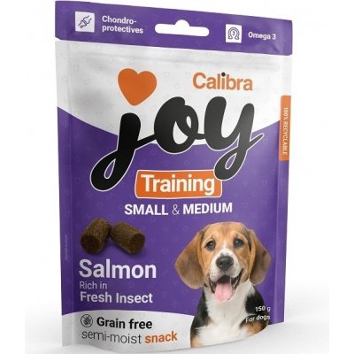 Calibra Joy Dog Training Snacks Small & Medium Salmon & Fresh Insect 150 g – Hledejceny.cz