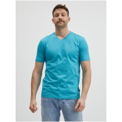 Hugo Boss pánské tričko Terry Modré