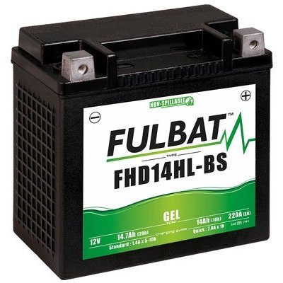 Fulbat FHD14HL-BS GEL, YTX14L-BS GEL