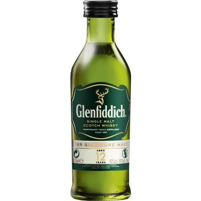 Glenfiddich Single Malt Whisky 12y 40% 0,05 l (holá láhev) – Hledejceny.cz