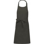 Kariban Zástěra Sommelier K890 s laclem COT20K890a1499-green olive Olivová – Hledejceny.cz