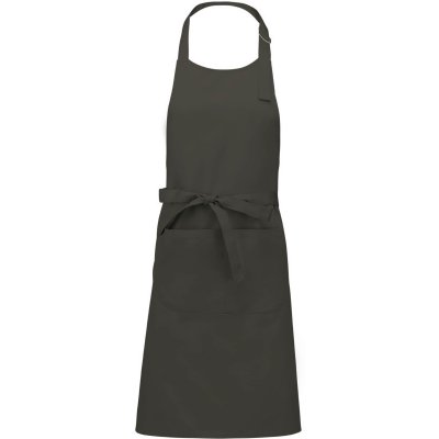Kariban Zástěra Sommelier K890 s laclem COT20K890a1499-green olive Olivová – Hledejceny.cz