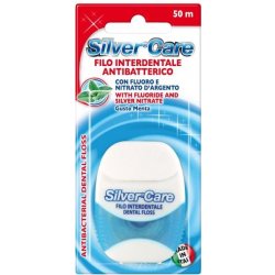 SilverCare Dentální nit s fluoridem a stříbrem 50 m