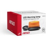 Amio Výstražný LED magnetický oranžový maják 12/24V - 36 LED s homologací E9 - W03M | Zboží Auto
