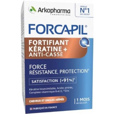 Arkopharma Forcapil Fortifiant Keratin vlasy a nehty 60 kapslí