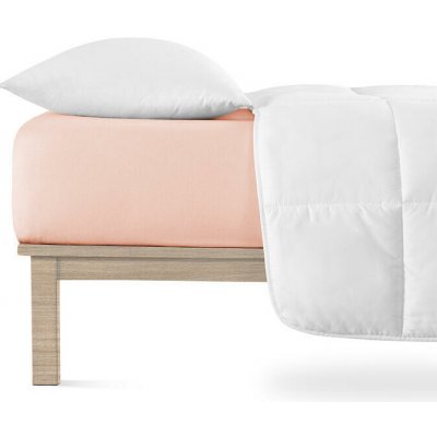 decoDoma Napínací prostěradlo jersey s elastanem pudrové 2 ks 90x200 – Hledejceny.cz