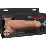 Fetish Fantasy 9" Hollow Squirting Strap On with Balls – Zboží Dáma