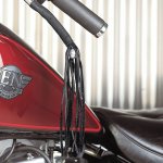 Třásně Held na páčky motocyklu, kůže, černé | Zboží Auto