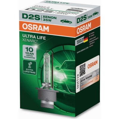 OSRAM xenonová výbojka D2S XENARC ULTRALIFE 12/24V 35W P32d-2 4300K (Krabička 1ks) 66240ULT – Zboží Mobilmania