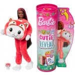 Barbie Cutie Reveal v kostýmu kotě v červeném kostýmu pandy HRK22 – Zboží Dáma