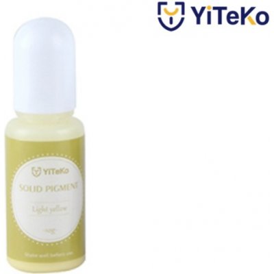 YiTeKo Tekutý pigment Solid 09 světle žlutá 10 ml – Sleviste.cz