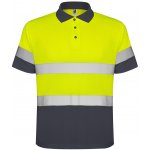 ROLY Pánská reflexní polokošile Polaris modrošedá/svítivá žlutá 23221 S – Sleviste.cz