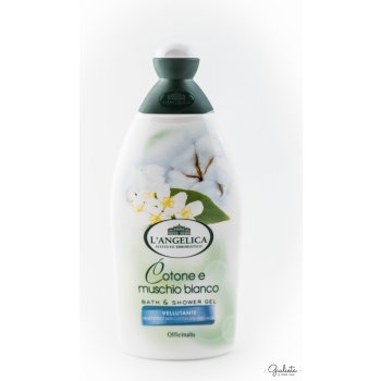 L'Angelica Officinalis Cotone e Muschio Bianco sprchový gel 500 ml