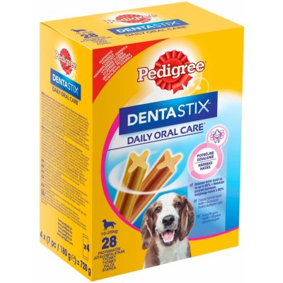 Pedigree Dentastix starší 4 měsíců 4 x 180 g – Hledejceny.cz