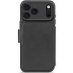 Elmarc Odnímatelná kožená peněženka Decoded - ochranné pouzdro z kůže kompatibilní s MagSafe pro iPhone 17 Pro Max (černé) – Zboží Mobilmania