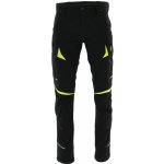 Sara Workwear Strečové kalhoty COTTONFLEX černá žlutá – Hledejceny.cz