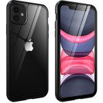 Pouzdro AppleMix Apple iPhone 11 - 360° ochrana - magnetické uchycení - skleněné / kovové - černé – Zbozi.Blesk.cz