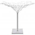 Bílý kovový dekorativní strom Leonois L Ø 140*180 cm J-Line by Jolipa – Sleviste.cz