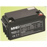 MHPower Pb akumulátor VRLA AGM 12V/65Ah (MS65-12); MS65-12 – Hledejceny.cz