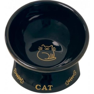 Nobby keramická miska vyvýšená Golden Cat 250 ml – Zboží Dáma