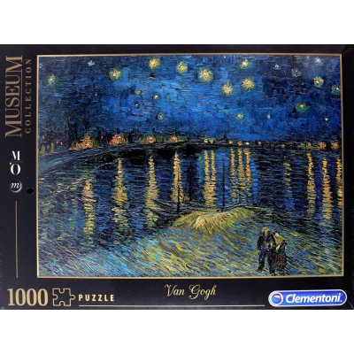 Clementoni Van Gogh Hvězdná noc nad Rhônou 39344 1000 dílků – Zbozi.Blesk.cz