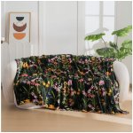 Textilomanie Mikroplyš deka MYSTIC GARDEN tmavě zelená 200x220 – Zboží Mobilmania