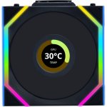 Lian Li UNI FAN SL Wireless LCD 120 Black 12RSLLCD1W1B – Sleviste.cz