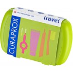 Curaprox Travel set stejnobarevný mix náhradních hlavic magenta 2 ks – Zboží Mobilmania