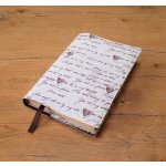 Obal na knihu srdíčka a písmo – Zboží Dáma