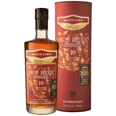MacNairs 10y Lum Reek Cask Strength Batch 3 58,7% 0,7 l (tuba) – Hledejceny.cz