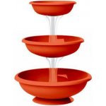ALDOTRADE Květináč Fontana set 3 ks 50x64 cm Šedý – Hledejceny.cz