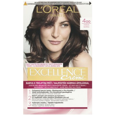 L'Oréal Excellence 400 hnědá 172 ml – Zboží Mobilmania