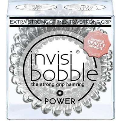 Invisibobble Power Crystal Clear vlasové gumičky průhledné 3ks