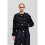 Karl Lagerfeld BOUCLE BOMBER JACKET DARK NAVY BOUCLE – Zboží Dáma Karl Lagerfeld BOUCLE BOMBER JACKET DARK NAVY BOUCLE – Zboží Dáma
