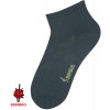 Bambusové ponožky Babooia tmavě šedá