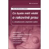 Kniha Co byste měli vědět o rakovině prsu - Jitka Abrahámová