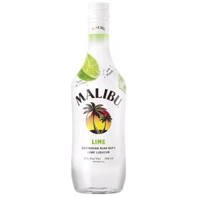 Malibu Lime 21% 0,7 l (holá láhev)