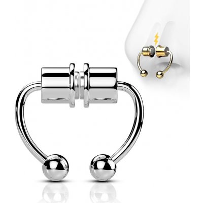 Šperky4U falešný septum piercing do nosu NS0048-ST – Zboží Mobilmania