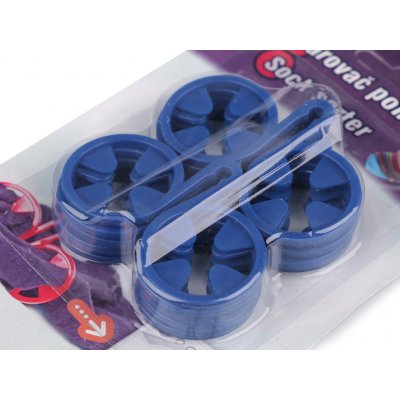 Párovač ponožek 40x60mm modrá 1 blistr – Hledejceny.cz