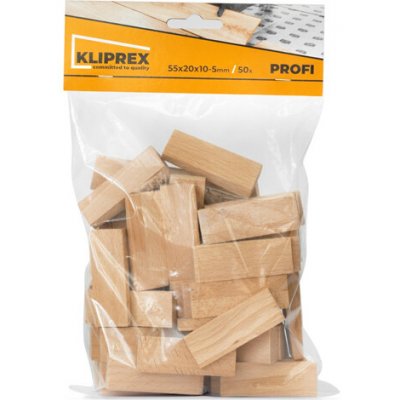 Leoš Vašek Klínky dřevěné BK 51ks/55x20x10-5mm – Hledejceny.cz