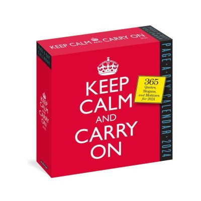 Keep Calm and Carry On Page-A-Day 2024 – Zboží Mobilmania