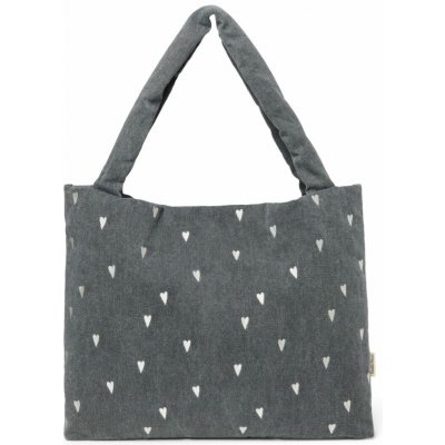 Studio Noos Denim Mom Bag Grey Hearts – Hledejceny.cz