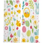 IMPAR Závěsy Velikonoce (Rozměr : 140x250, Materiál: Interlock) – Hledejceny.cz