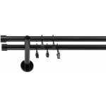 Dekodum Dvouřadá Garnýž Luna 19 mm černá lesklá 400 cm – HobbyKompas.cz