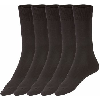 Livergy pánské ponožky s BIO bavlnou 5 párů černá