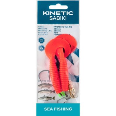 Kinetic Návazec Sabiki Twister XL vel.8/0 Red/Black/Gold – Hledejceny.cz