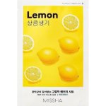 Missha Airy Fit Sheet Mask Lemon plátýnková maska s výtažkem z citronu 19 g – Zboží Mobilmania