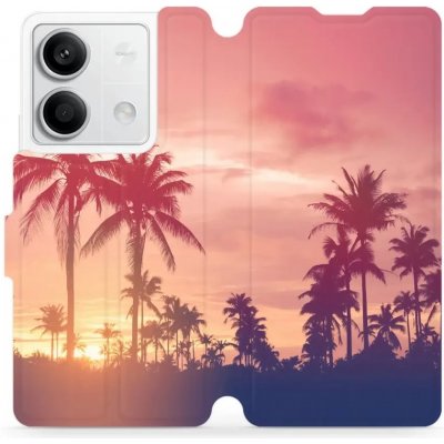Mobiwear - Xiaomi Redmi Note 13 5G - M134P Palmy a růžová obloha – Zboží Živě